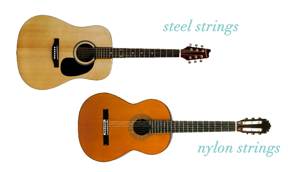 difference between steel bronze and nylon guitar strings