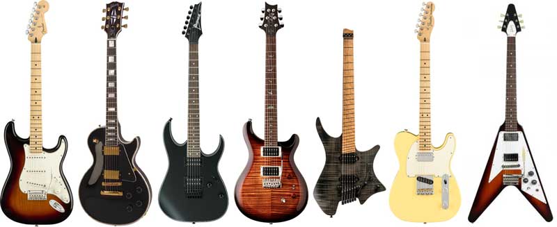 أنواع الجيتار